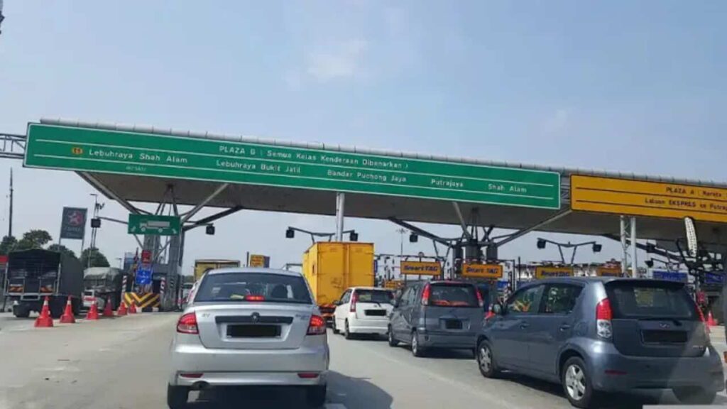 kadar tol kuala lumpur ke johor bahru terbaru