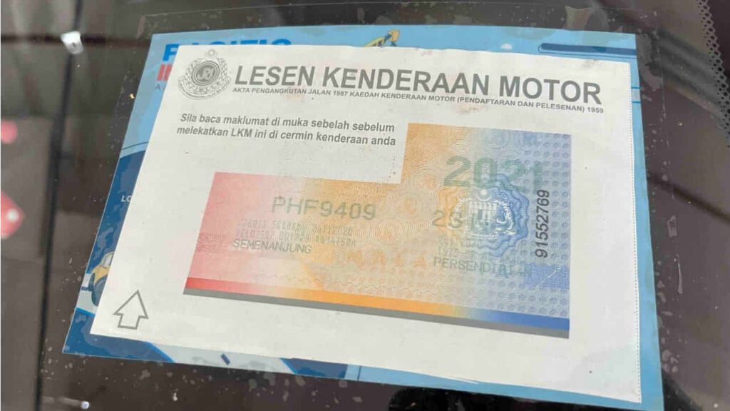 faktor penentu harga roadtax dan insurans